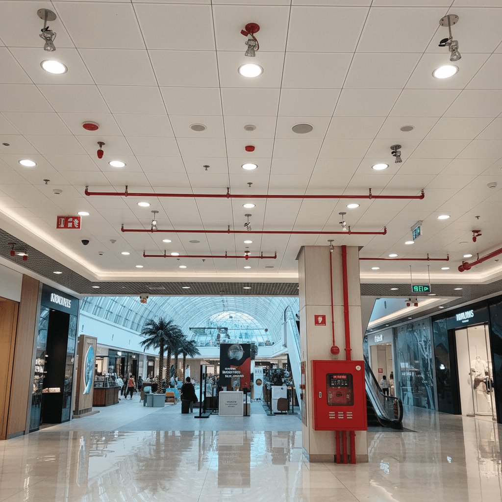 Hệ thống PCCC sprinkler và báo cháy trung tâm thương mại tại Quận 7